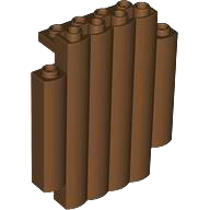 30140 | Panel 2 x 6 x 6 with Log Profile | LEGOPART