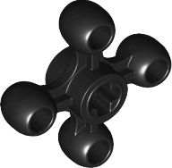32072 | Technic, Gear Knob Cog Wheel with Axle Hole | LEGOPART