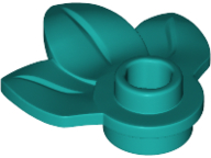 32607 | Plant Plate, Round 1 x 1 with 3 Layered Leaves | LEGOPART