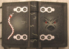 33009px3 | Minifigure, Utensil Book 2 x 3 with Hinges and Ghost Face Pattern | LEGOPART