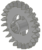 3650 | Technic, Gear 24 Tooth Crown (Undetermined Type) | LEGOPART