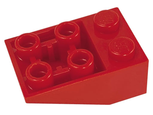 3747b | Slope, Inverted 33 3 x 2 with Flat Bottom Pin and Connections between Studs | LEGOPART