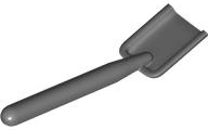 3837 | Minifigure, Utensil Shovel / Spade - Handle with Round End | LEGOPART