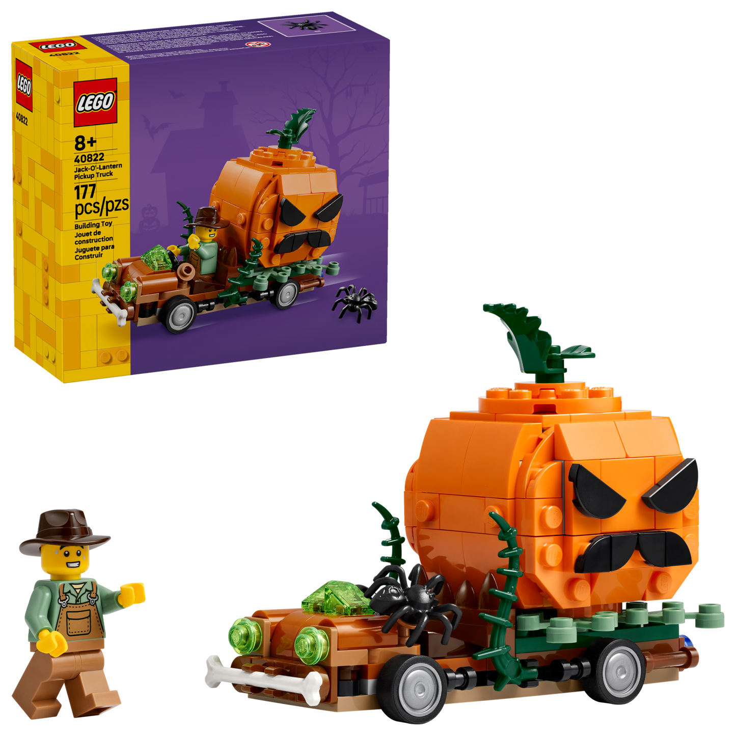 Jack-O'-Lantern Pickup Truck LEGO 40822