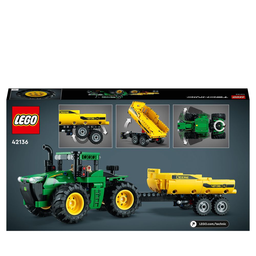 John Deere 9620R 4WD Tractor LEGO 42136