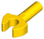 48729b | Bar 1L with Clip Mechanical Claw - Cut Edges and Hole on Side | LEGOPART