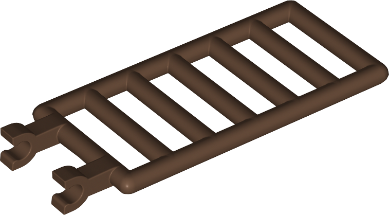 6020 | Bar 7 x 3 with 2 U Clips | LEGOPART
