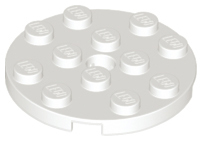 60474 | Plate, Round 4 x 4 with Hole | LEGOPART