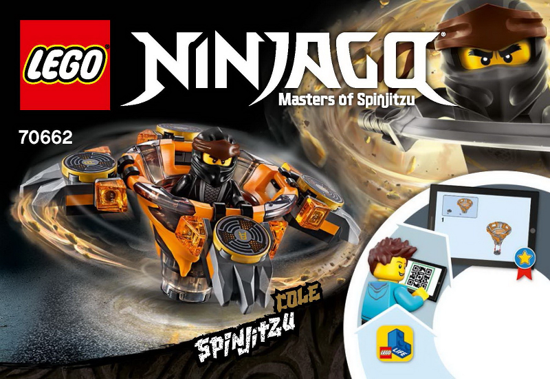 70662-1 | Spinjitzu Cole | INSTRUCTIONS | LEGOPART