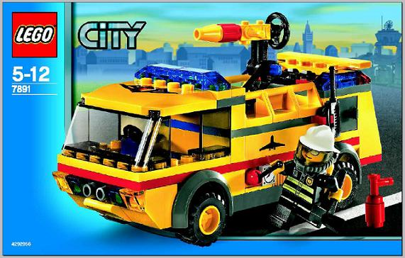 7891-1 | Airport Fire Truck | INSTRUCTIONS | LEGOPART