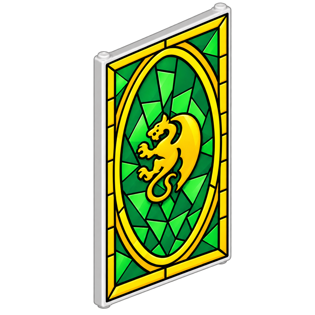 1x4x6 Glasraam: Green Dragon Knights