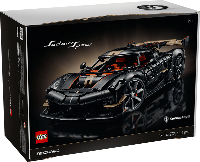 Koenigsegg Sadair's Spear Megacar LEGO 42232