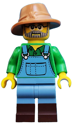 Farmer LEGO col228 | Fyrebrick.be