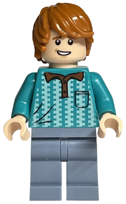 Ron Weasley - Dark Turquoise Polo Shirt LEGO hp231 | Fyrebrick.be