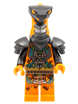Boa Destructor - Breastplate Torso, Pearl Dark Gray Head, Shoulder Pads LEGO njo0718