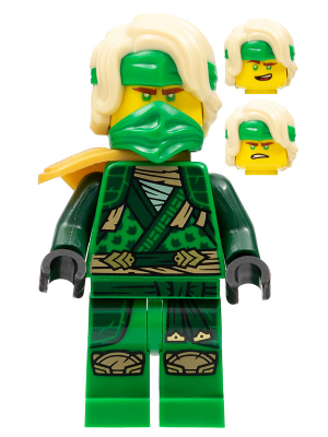 Lloyd - Crystalized, Hair LEGO njo0785 | Fyrebrick.be