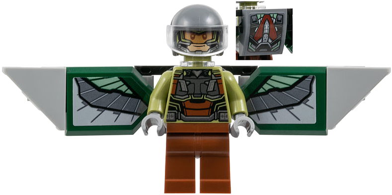Falcon (Joaquín Torres) - Backpack and Wings with Stickers LEGO sh1000s