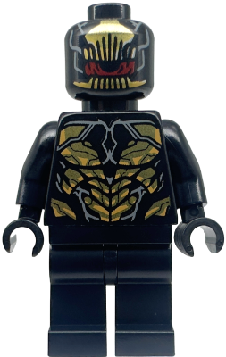 Outrider - Torso with Short Dark Bluish Gray Tips at Neck LEGO sh0872