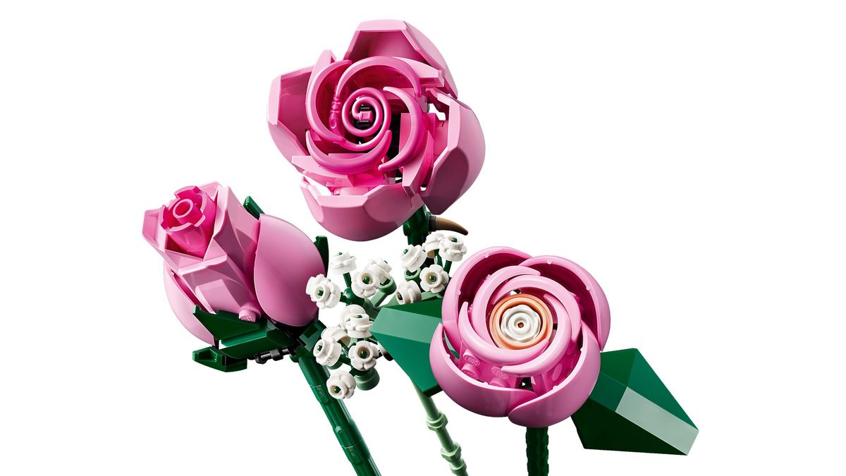 Bouquet of Pink Roses LEGO 10374