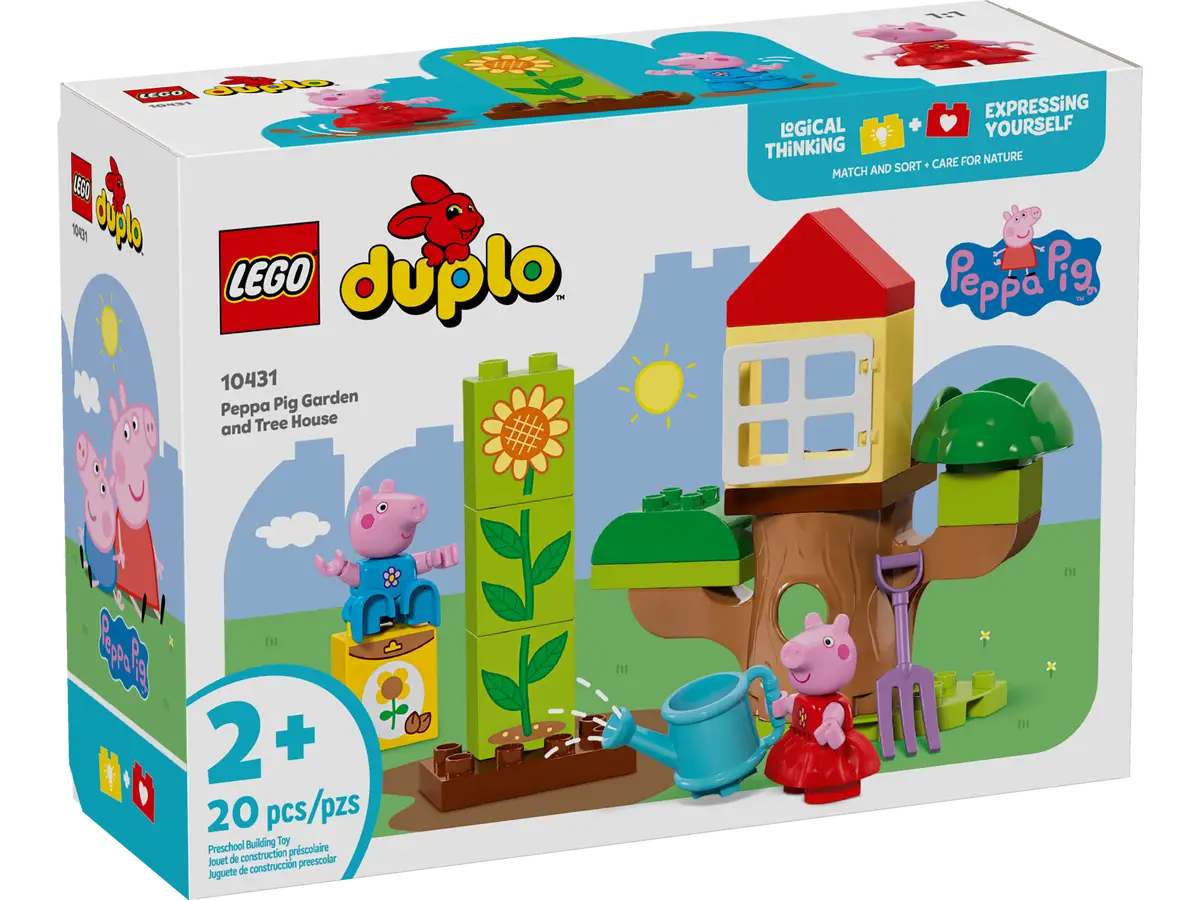 Peppa Pig garden and tree house LEGO 10431