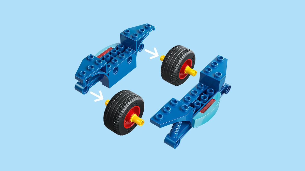Spidey on his Motorcycle vs. Rhino LEGO 11206