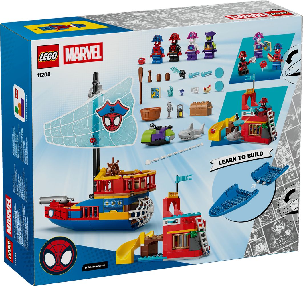 Team Spidey Pirate Ship LEGO 11208