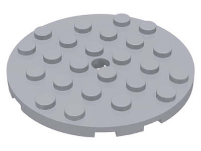 11213 | Plate, Round 6 x 6 with Hole | LEGOPART