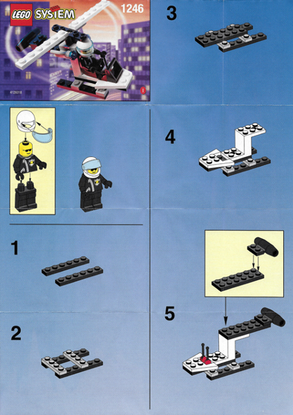 1246-1 | Helicopter | INSTRUCTIONS | LEGOPART