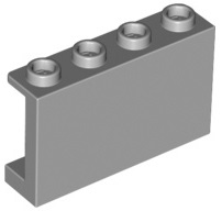 14718 | Panel 1 x 4 x 2 with Side Supports - Hollow Studs | LEGOPART