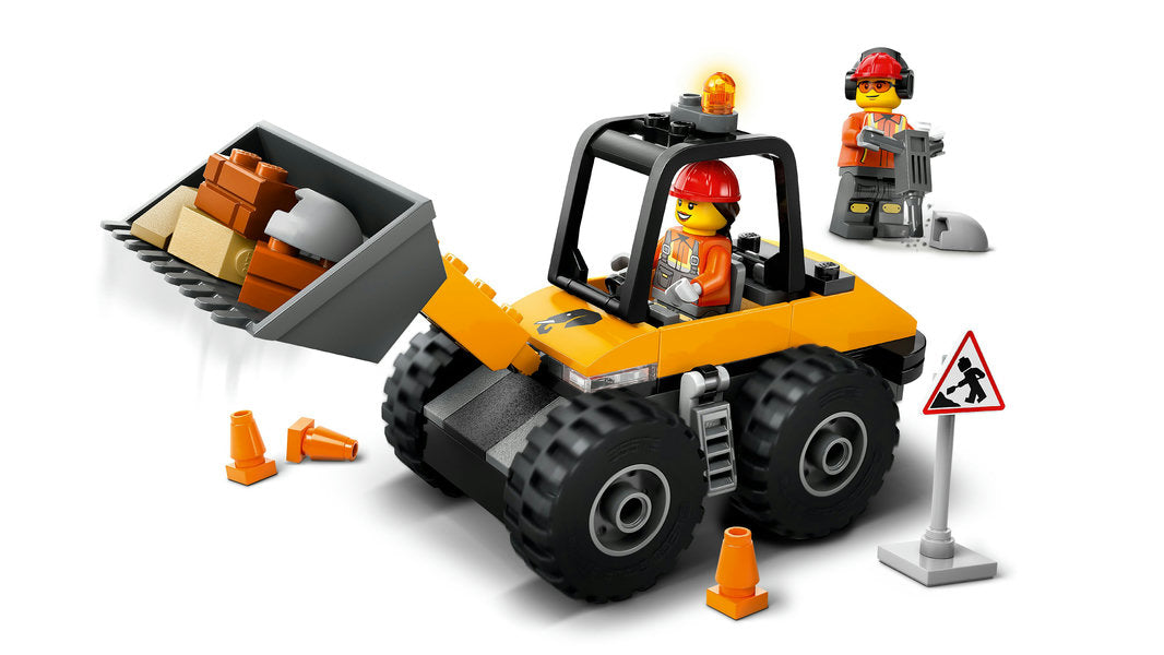 Yellow Construction Wheel Loader LEGO 60450