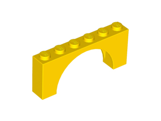 15254 | Arch 1 x 6 x 2 - Medium Thick Top without Reinforced Underside | LEGOPART