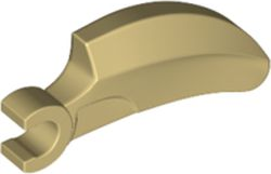 16770 | Barb / Claw / Horn / Tooth with Clip, Curved | LEGOPART