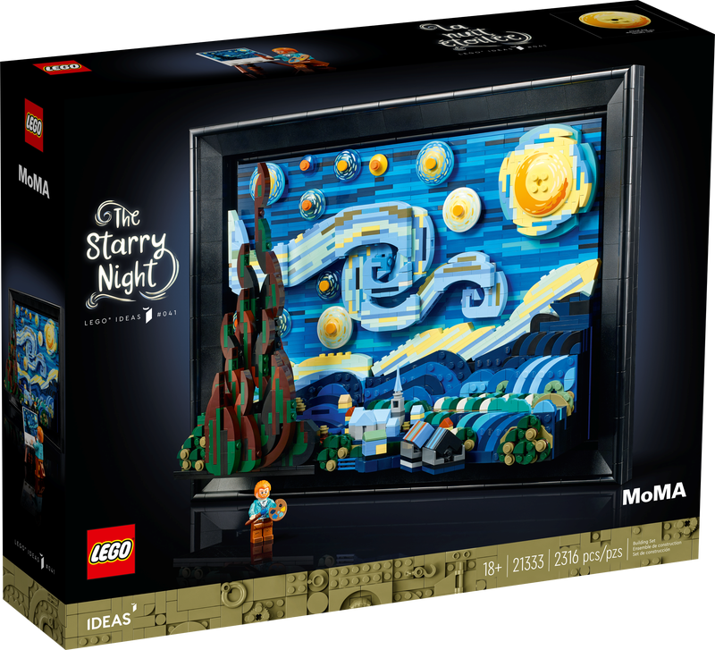 Vincent van Gogh - De sterrennacht LEGO 21333