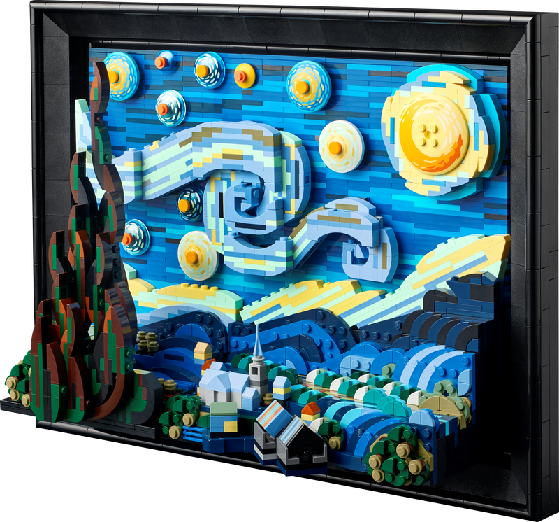 Vincent van Gogh - De sterrennacht LEGO 21333