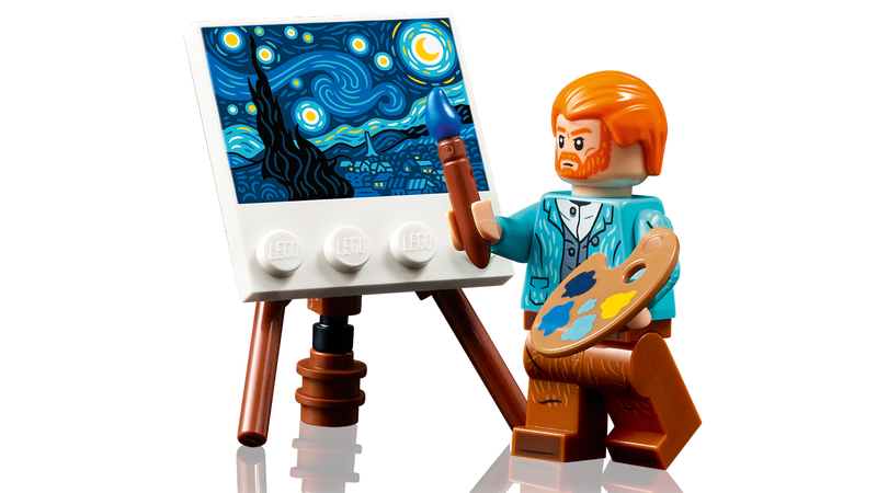 Vincent van Gogh - De sterrennacht LEGO 21333