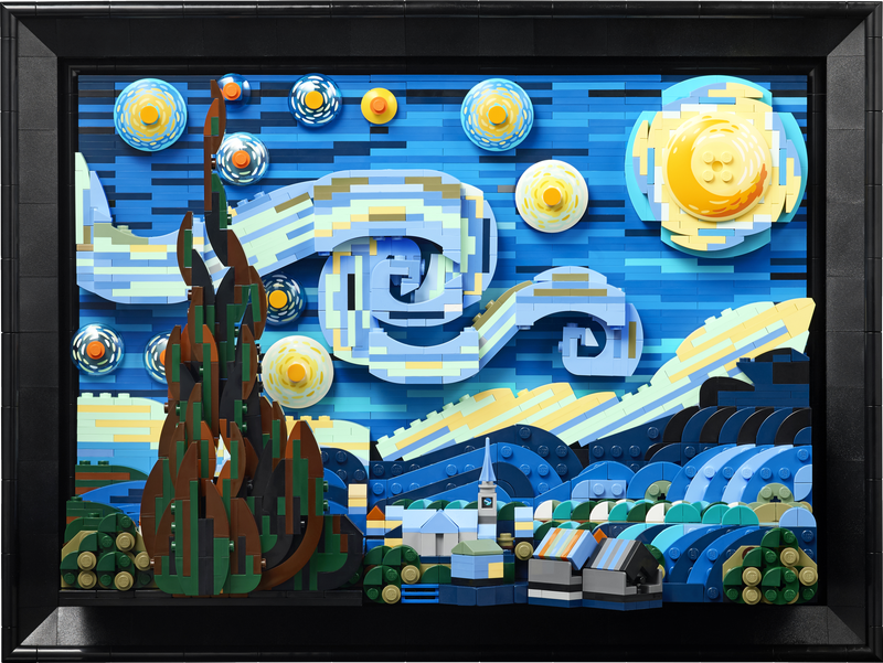 Vincent van Gogh - De sterrennacht LEGO 21333