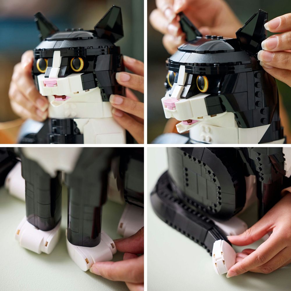 Tuxedo Cat LEGO 21349