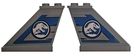 2340pb069 | Tail 4 x 1 x 3 with Jurassic World Logo Pattern on Both Sides | LEGOPART