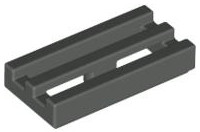 2412b | Tile, Modified 1 x 2 Grille with Bottom Groove | LEGOPART