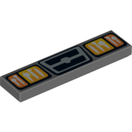 2431pb333 | Tile 1 x 4 with Headlights and Grille Pattern | LEGOPART