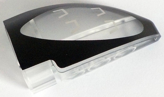 2438pb003 | Technic, Panel Curved 5 x 3 x 2 Corner Quarter Ellipse, Left with Black and Silver Porsche GT4 e-Performance Headlight Pattern | LEGOPART