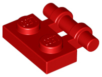 2540 | Plate, Modified 1 x 2 with Bar Handle on Side - Free Ends | LEGOPART