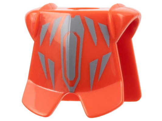 2587pb04 | Minifigure Armor Breastplate with Leg Protection with Santis Geometric Pattern | LEGOPART