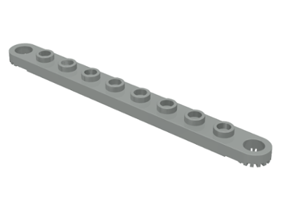 2719 | Technic, Plate 1 x 10 with Toothed Ends | LEGOPART