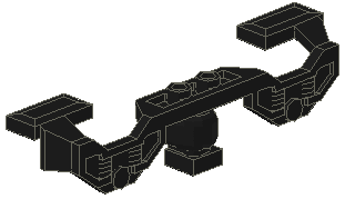 2871 | Train Motor 9V Decorative Side with Closed Hub Points | LEGOPART