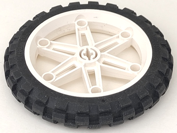 2903c01 | Wheel 61.6mm D. x 13.6mm Motorcycle, with Black Tire 81.6 x 15 Motorcycle | LEGOPART