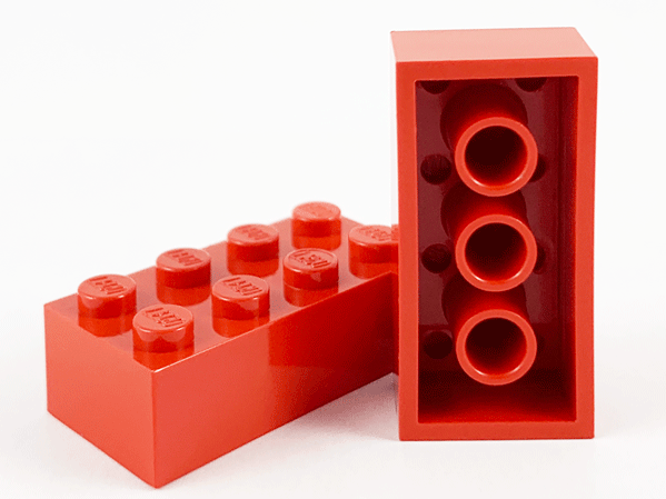 3001old | Brick 2 x 4 without Cross Supports | LEGOPART