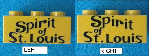 3002oldpb03 | Brick 2 x 3 with 'Spirit of St. Louis' Pattern on Both Sides | LEGOPART