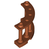 30056 | Fence 4 x 4 x 2 Quarter Round Spindled with 2 Studs | LEGOPART