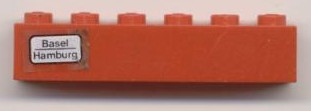 3009pb131L | Brick 1 x 6 with | LEGOPART